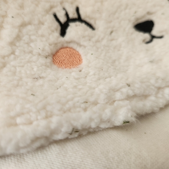 Polka Dot Romper&Headband Set 24 Months with Fleece Animal Pocket - Picture 8 of 8